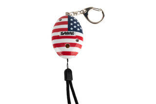 Sabre Red Personal Alarm - U.S.A. features a pull string activation